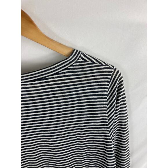 FOIL Linen Striped Tunic Top Size Small - Picture 5 of 6